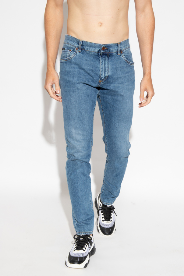 Jeans with logo Dolce & Gabbana - SchaferandweinerShops VG